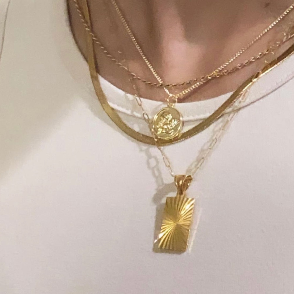 🎉HP🎉Angelic Angel Coin Necklace | 14k Gold Filled - Picture 6 of 6